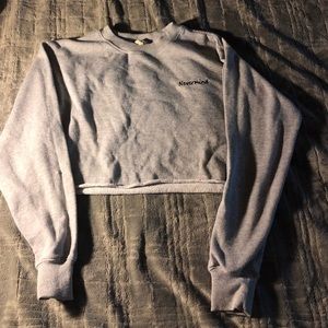 Gray “Nevermind” Croptop